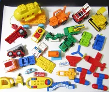 Lego Duplo Lot of Vehicle Bases Plane Submarine Cars Construction Fire truck