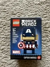 Sealed LEGO Brickheadz Captain America 41589 Brand New Sealed Retired