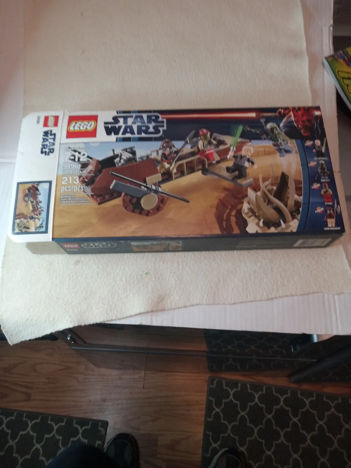Lego Star Wars Desert Skiff  #9496 (box and book only) used,