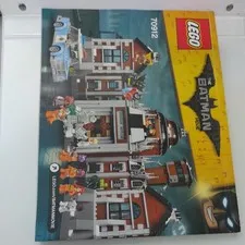 LEGO Batman Movie Arkham Asylum 70912 Instruction Manual Booklet Only No Bricks