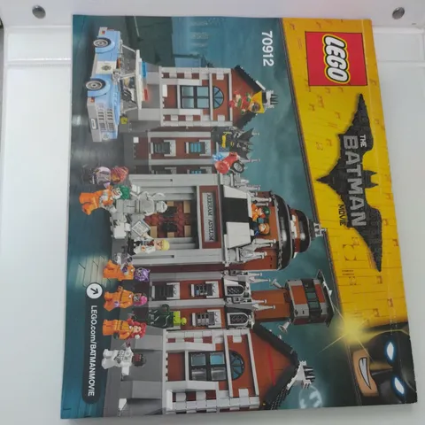 LEGO Batman Movie Arkham Asylum 70912 Instruction Manual Booklet Only No Bricks