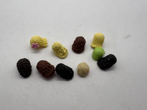 Lego Lot Different Girl Friends Figure Minifigure Hair Pieces 