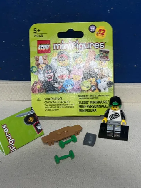 Retired Lego Skateboarder #7 Series 27 Minifigure