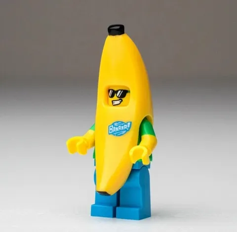 LEGO CMF 16 Banana Suit Costume Guy Minifigure 71013