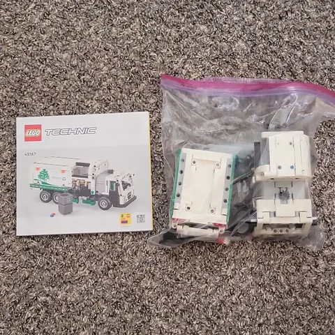 LEGO Technic 42167 Mack LR Electric Garbage Truck Bulk Lot w/ Manual, Bagged