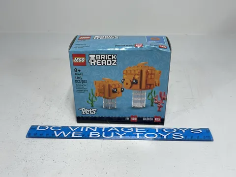 LEGO 40442 BrickHeadz Goldfish Pets Building Set Fish Tank New Sealed Retire