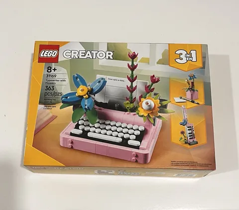LEGO Creator 3-in-1 Typewriter with Flowers Set 31169, 363 pcs. NEW UNOPENED