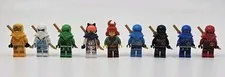LEGO Ninjago Dragons Rising Season 1 Minifigures Lot Of 9 Complete Cole Kai Jay