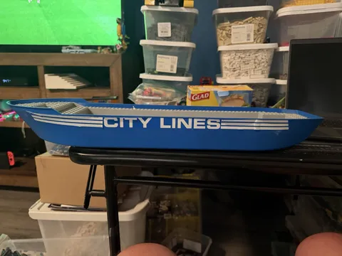 LEGO 7994 City Harbor 74x18x7 Boat Hull 57789-001 & Boat Deck 57785-001
