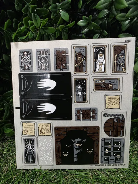 LEGO STICKER SHEET for 10237 The Tower of Orthanc, New & Genuine!