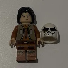 LEGO Star Wars Ezra Bridger w/Helmet sw0527a, NO DAMAGE, EXCLUSIVE HELMET