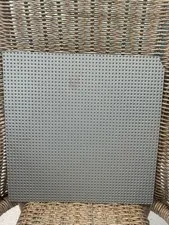 LEGO 4186 Baseplate Light Bluish Gray 48 Studs Vintage 15x15 inches Genuine