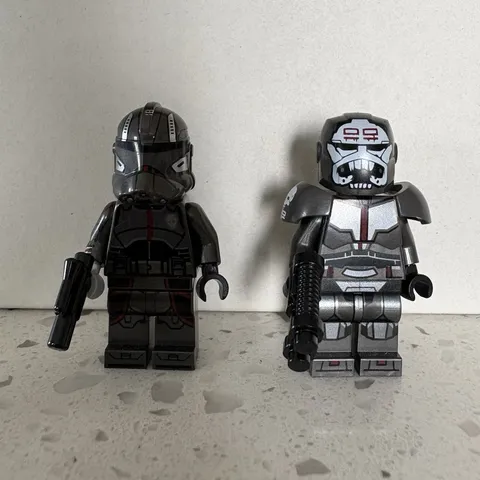 LEGO Star Wars The Bad Batch Echo and Wrecker Minifigure Lot of 2