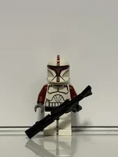 LEGO® Star Wars Clone Trooper Captain Minifigure Phase 1 Red 75021 sw0492 AOTC