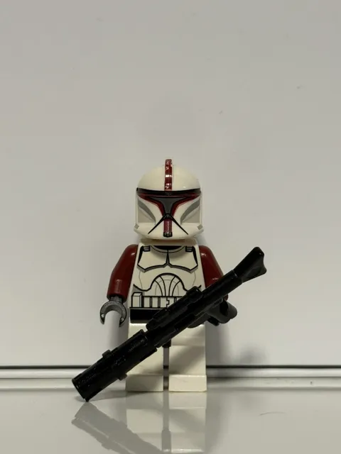 LEGO® Star Wars Clone Trooper Captain Minifigure Phase 1 Red 75021 sw0492 AOTC