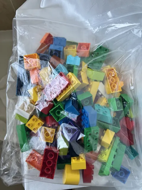 LEGO DUPLO 100+ pcs Lot BULK mixed colors bricks parts! Great addition to Duplo