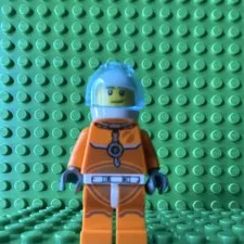LEGO® Town City Astronaut Male - Orange Spacesuit Minifigure 60225 60229 cty1061
