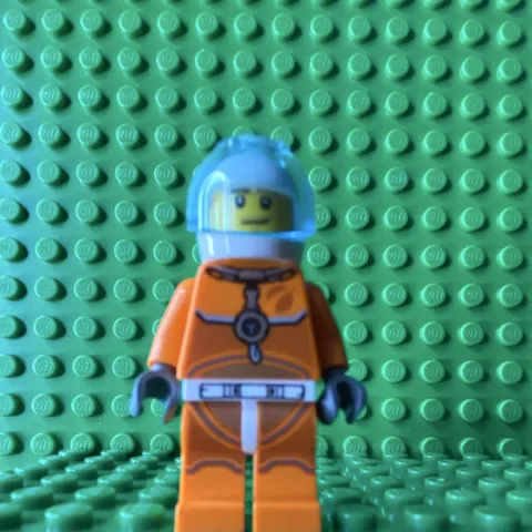 LEGO® Town City Astronaut Male - Orange Spacesuit Minifigure 60225 60229 cty1061