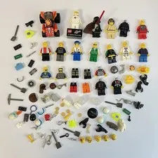 LEGO Bulk Mixed Lot Mini Figures, Accessories, Animals, Plates