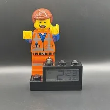 The LEGO Movie 2 Emmet Digital Alarm Clock 2018 Works Battery