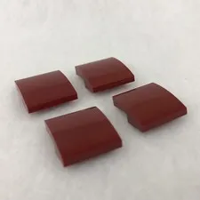 LEGO 15068 Dark Red Slope, Curved 2 x 2 x 2/3 (x4)