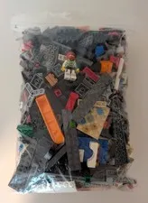 2 Lbs BULK LEGO Lot Random Parts, Bricks, Plates Ready for MOC & Minifigure