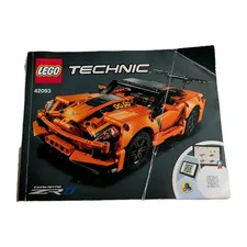 LEGO Technic 42093 Chevrolet Corvette ZR1 Building Instructions Booklet Manual