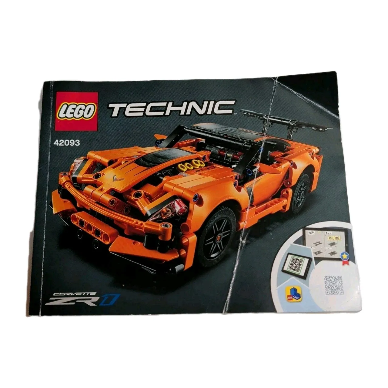 LEGO Technic 42093 Chevrolet Corvette ZR1 Building Instructions Booklet Manual