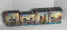 Lego Ninjago Micro City 40703, 40704, 40705, 40706 Complete Set Of 4 New Sealed!