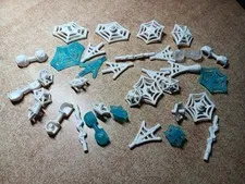 LEGO BULK LOT SPIDER WEBS SPIDERMAN VARIOUS TYPES WHITE TRANS BLUE
