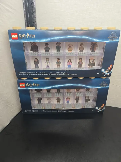 2 X LEGO Storage Products: 40660830 Minifigure Display Case 16 Harry Potter NEW