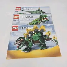 LEGO Creator 4998 Pterodactyl T-Rex Stegosaurus Instruction Manuals Only
