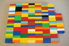 Lego Duplo Lot 150pc 2X4 Building Blocks Assorted Colors Parts & Pieces