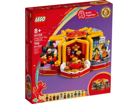Lego Seasonal Chinese Festival Lunar New Year Traditions 80108 12 Minifigures /