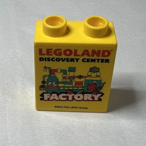LEGO Single Duplo Block LEGOLAND DISCOVERY CENTER FACTORY Specialty Block 2013