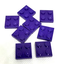 LEGO Parts - Dark Purple Plate 2 x 2 - No 3022 - QTY 8