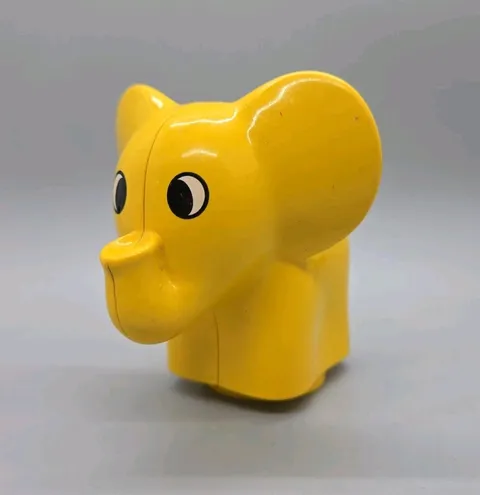 Rare LEGO Duplo Primo Animal Elephant Yellow Toy Figure Minifigure Minifig HTF