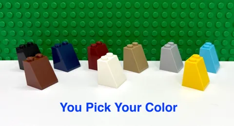 LEGO 2x2x2 Slope 65 Degree Castle "You Pick Your Color and Qty" NEW