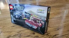 LEGO SPEED CHAMPIONS: Chevrolet Corvette C8.R Race Car and 1969 Chevrolet...