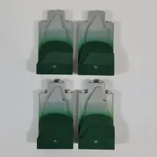 4X LEGO Rock Panel MARBLED GREEN 2x4x6 Castle Wall Mountain Part Lot 47847