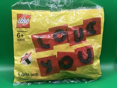 LEGO 40016 LOVE YOU Valentine Set Polybag *NEW* Sealed