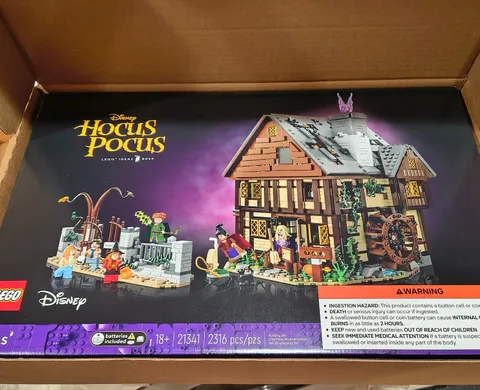 LEGO 21341 Disney Hocus Pocus Sanderson Sisters Cottage New/Sealed Retired