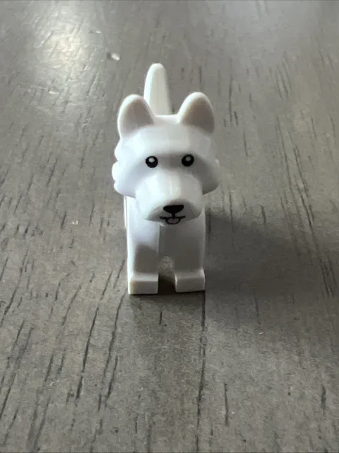 LEGO 26078pb001 White Terrier Dog Show Winner Series 16