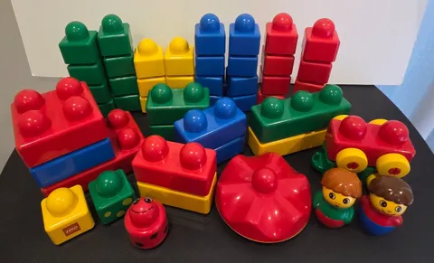 Lego Duplo Primo Blocks Toys 49 pc lot preschool toddler baby building vintage