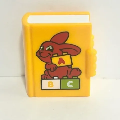Lego Duplo Book Red Rabbit ABC Blocks Figure Pre-Owned
