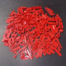  Lego lot of Red Parts Bricks