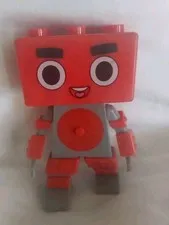Lego Brick Fest 2024 Duplo Mascot Figure With Moving Head & Arms Red Grey Gray