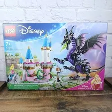NEW LEGO Disney Princess: Maleficent's Dragon Form And Auroras Castle 43240