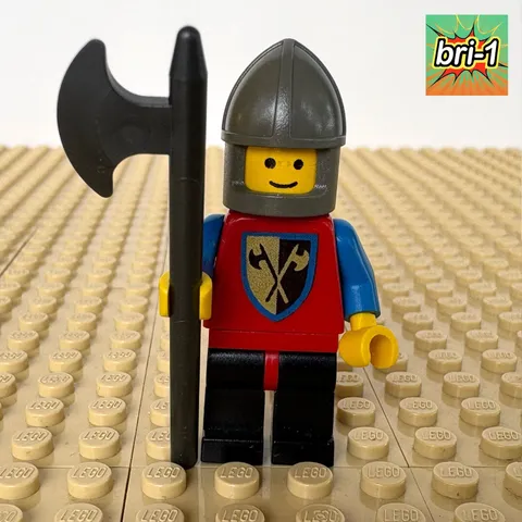 LEGO Castle, Lion Knights: Crusader Axe, HALBERD, cas237a, 6067 GUARDED INN 1986