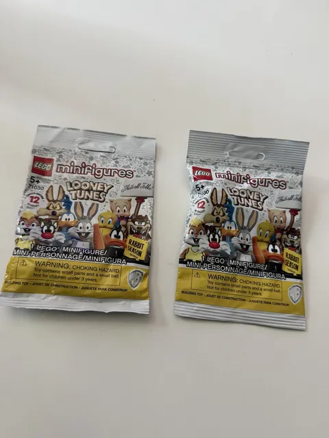 2 LEGO MINIFIGURES – LOONEY TUNES SERIES 71030 – FACTORY SEALED BLIND BAG – NEW